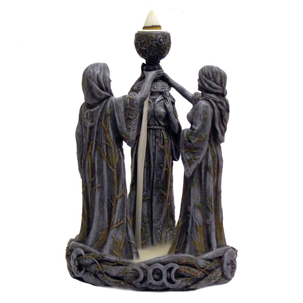Nemesis Now - Mother Maiden & Crone brûleur d'encens à contre-courant - Noir